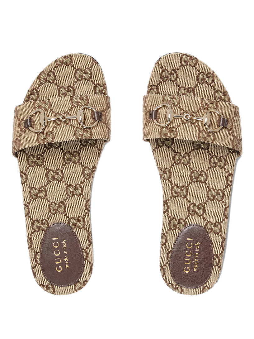 Slider sandal with clamp