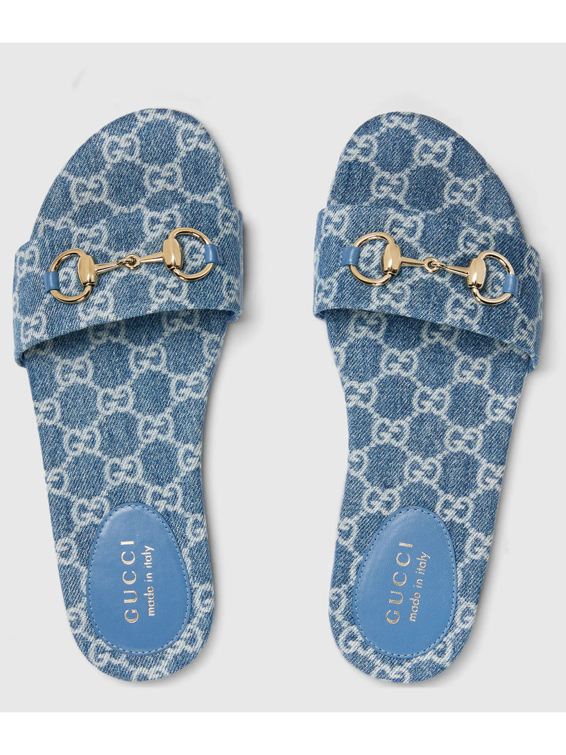 Slider sandal with clamp