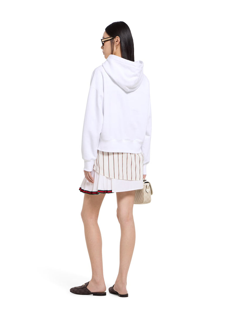 Cotton jersey sweatshirt with print