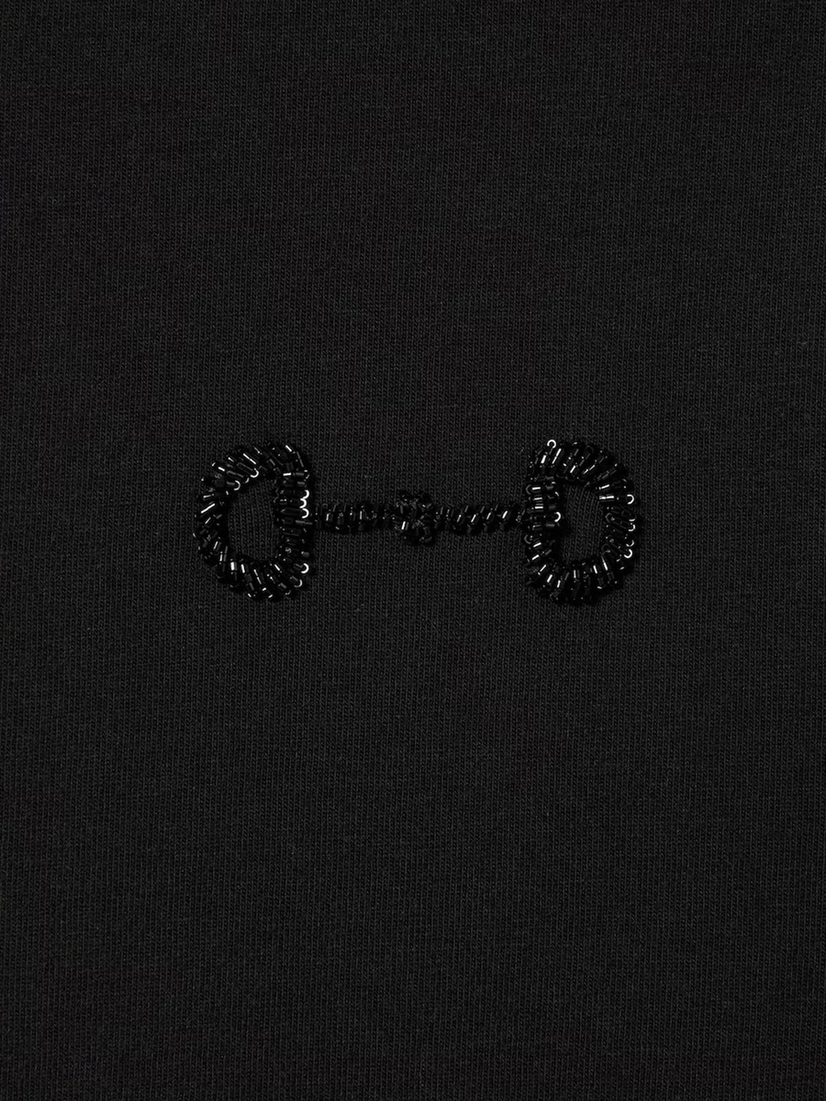 Cotton jersey T-shirt with embroidery
