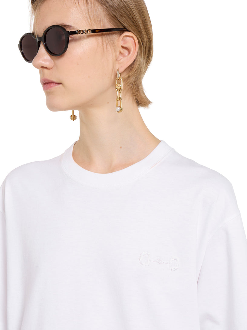 T-shirt with embroidery