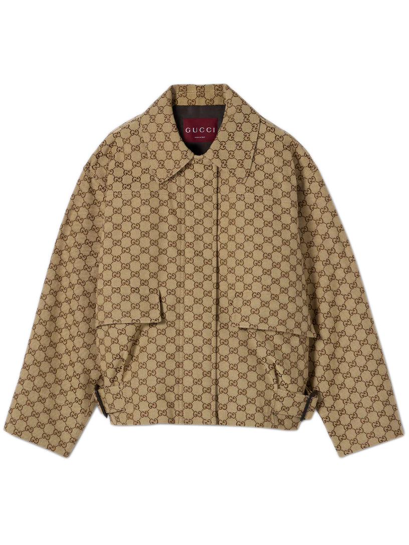 GG fabric bomber jacket
