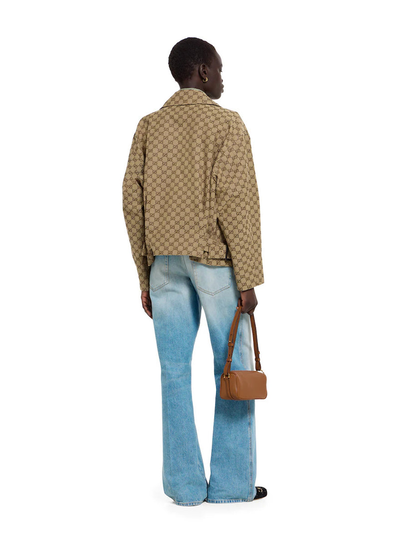 GG fabric bomber jacket