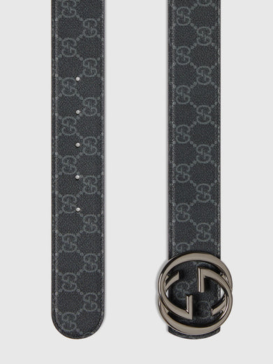 Reversible belt with Interlocking G buckle