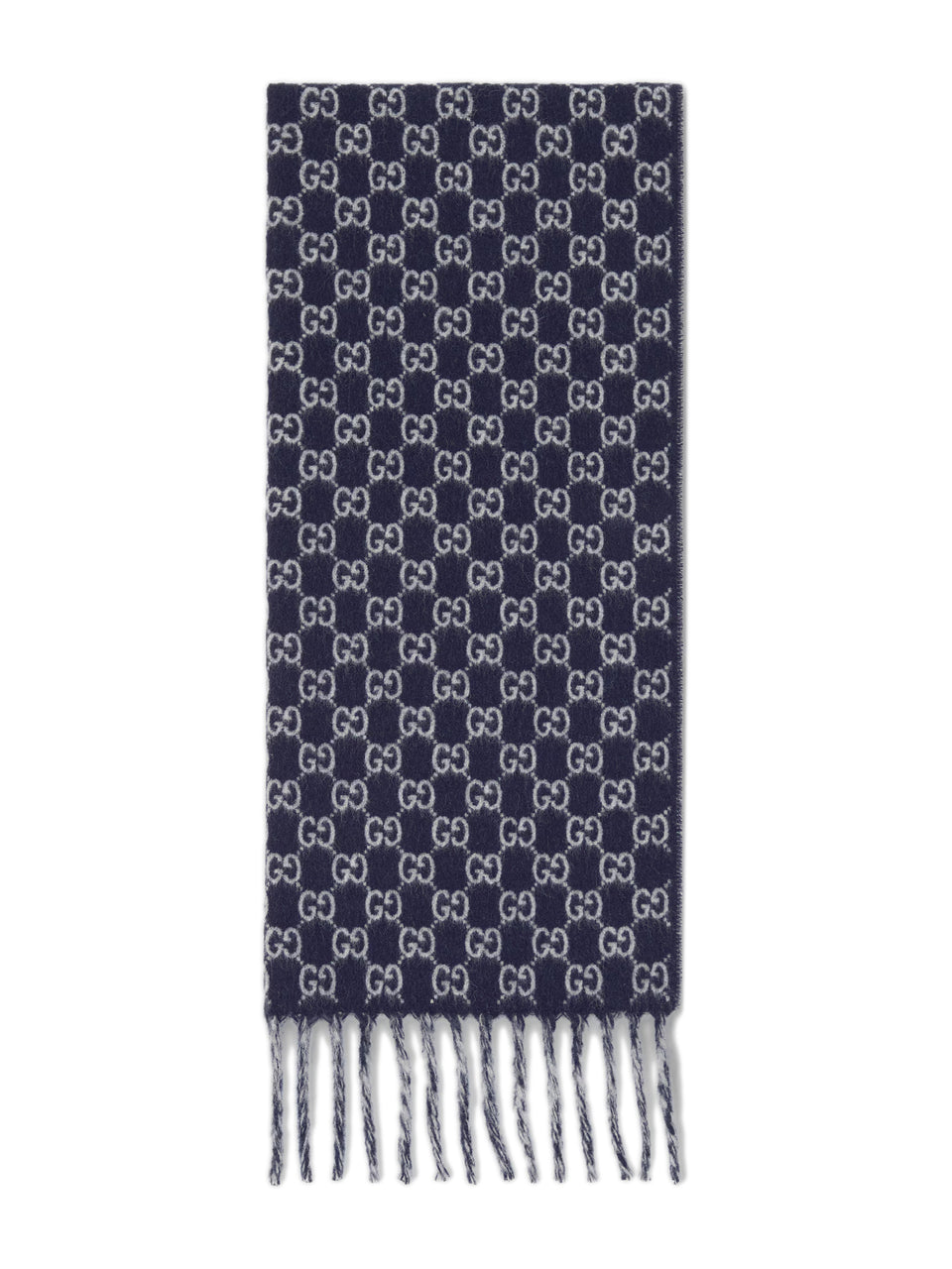 GG wool cashmere scarf