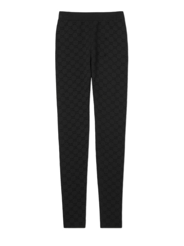 Elastic GG jacquard leggings