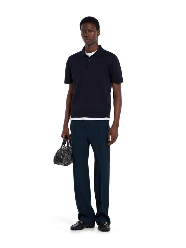 Technical panama sportswear trousers