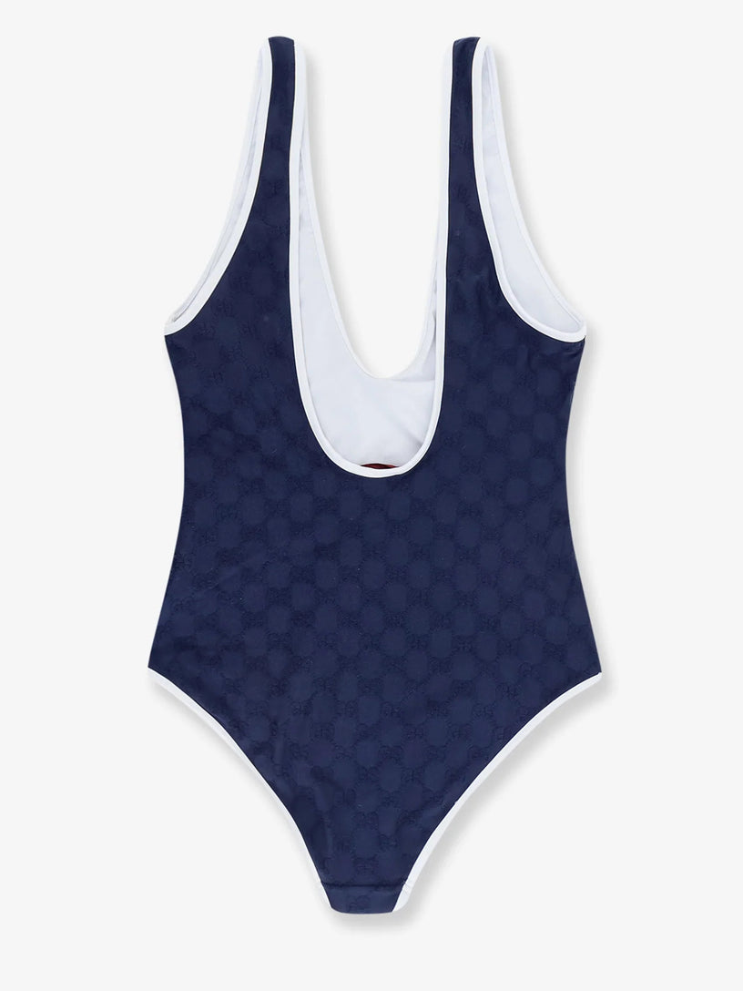 GG terrycloth jersey jacquard swimsuit