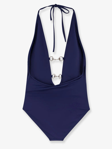 Swimsuit with Horsebit details
