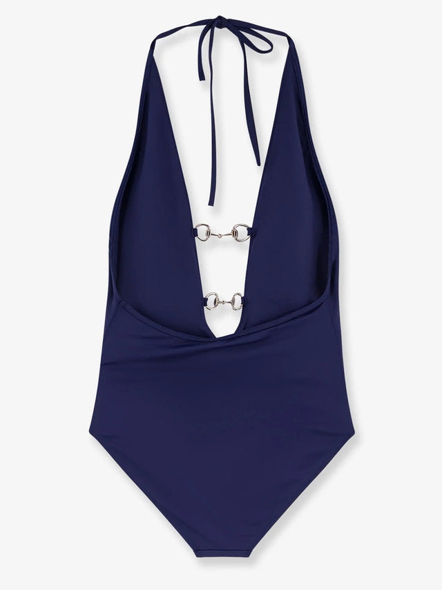 Swimsuit with Horsebit details