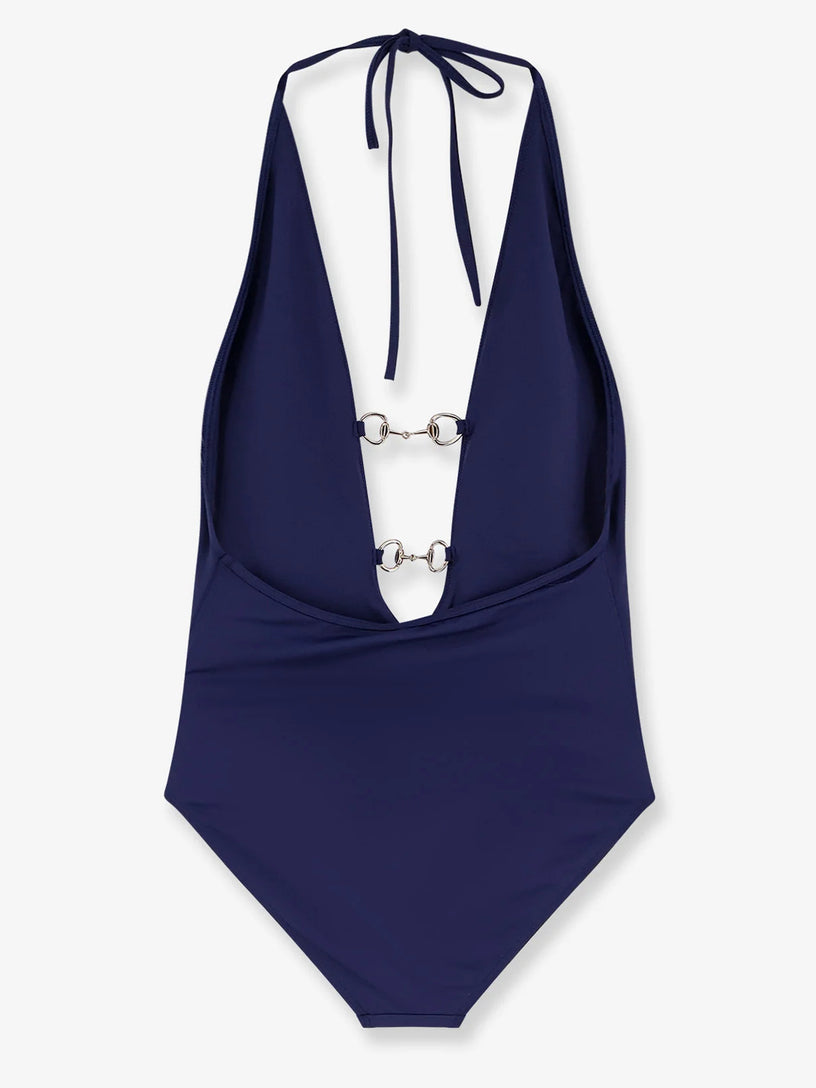 Swimsuit with Horsebit details