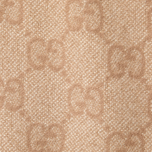 GG cashmere lamé cape