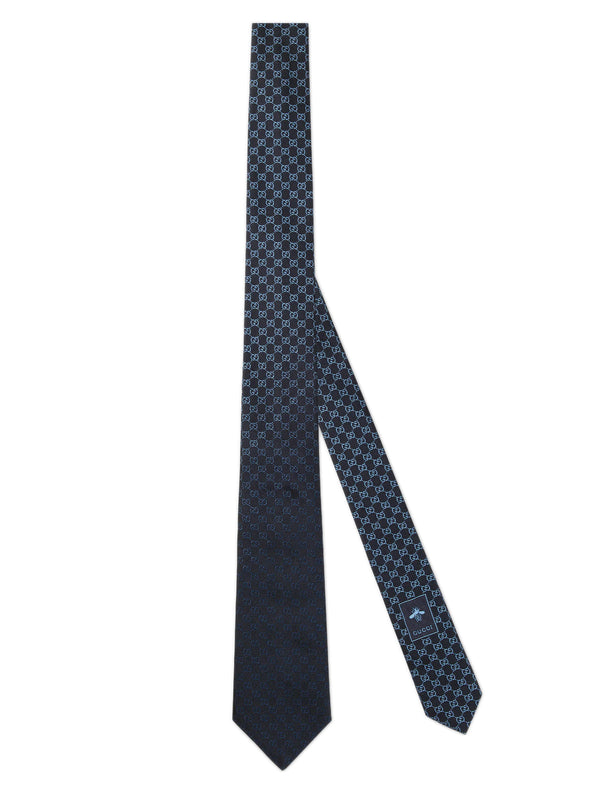 Cravatta in seta GG jacquard
