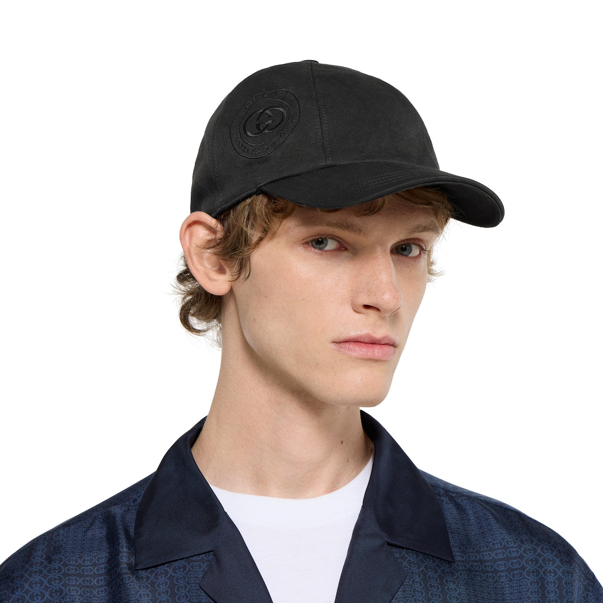 Fabric baseball hat with embroidery