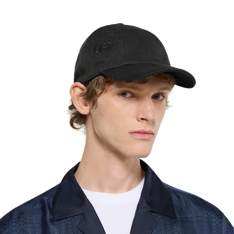 Fabric baseball hat with embroidery