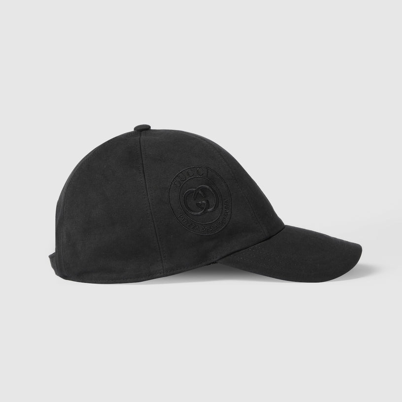 Fabric baseball hat with embroidery