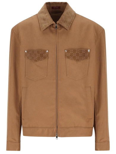 Jacket with GG details