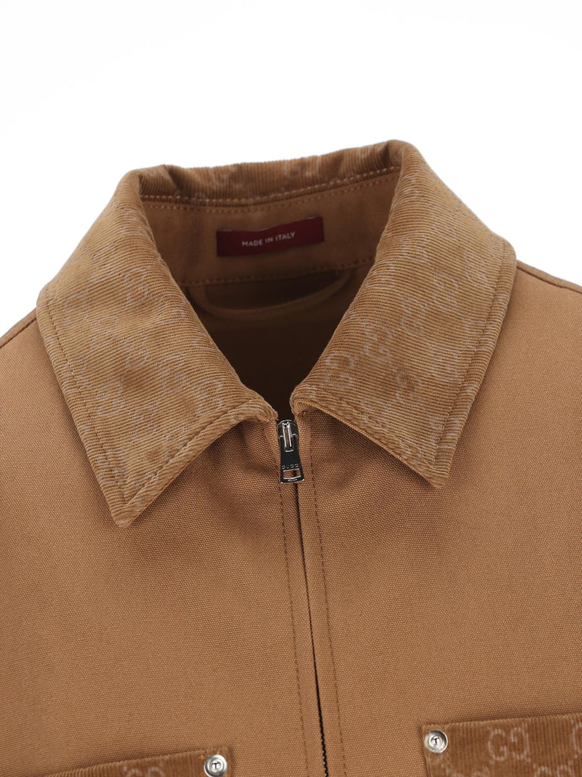 Jacket with GG details