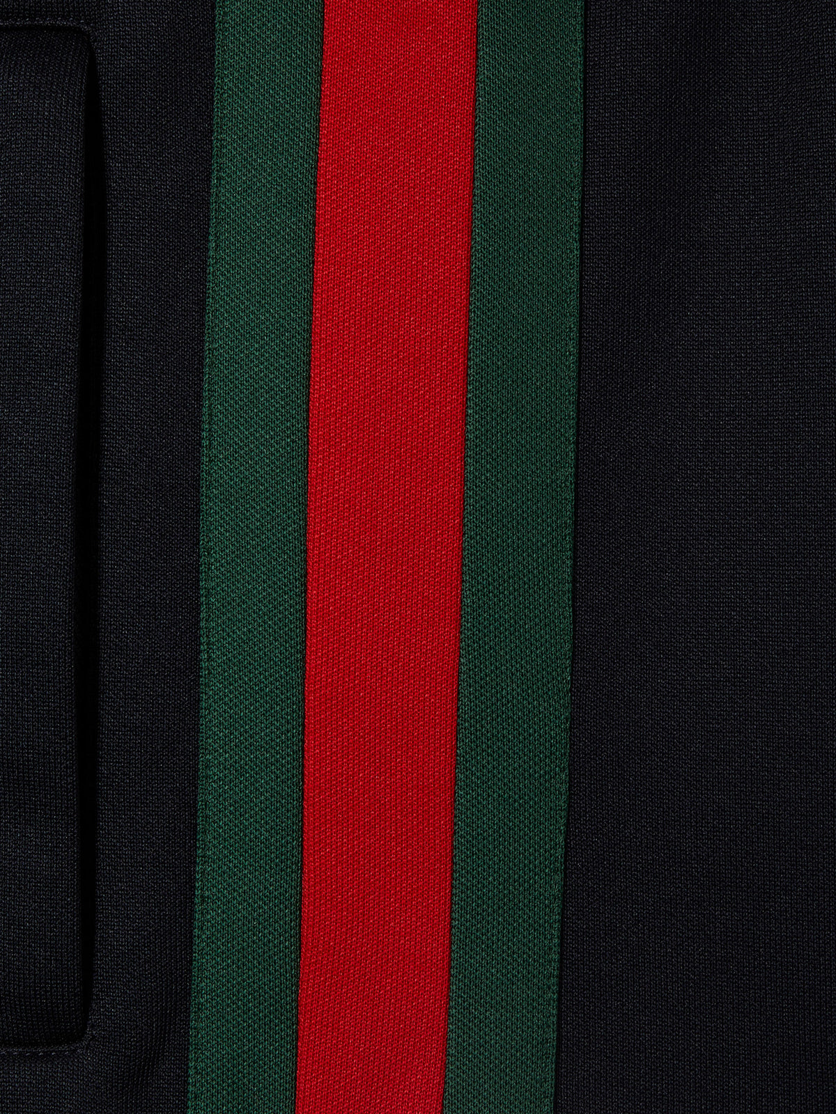 Giacca in jersey tecnico con zip e nastro Web