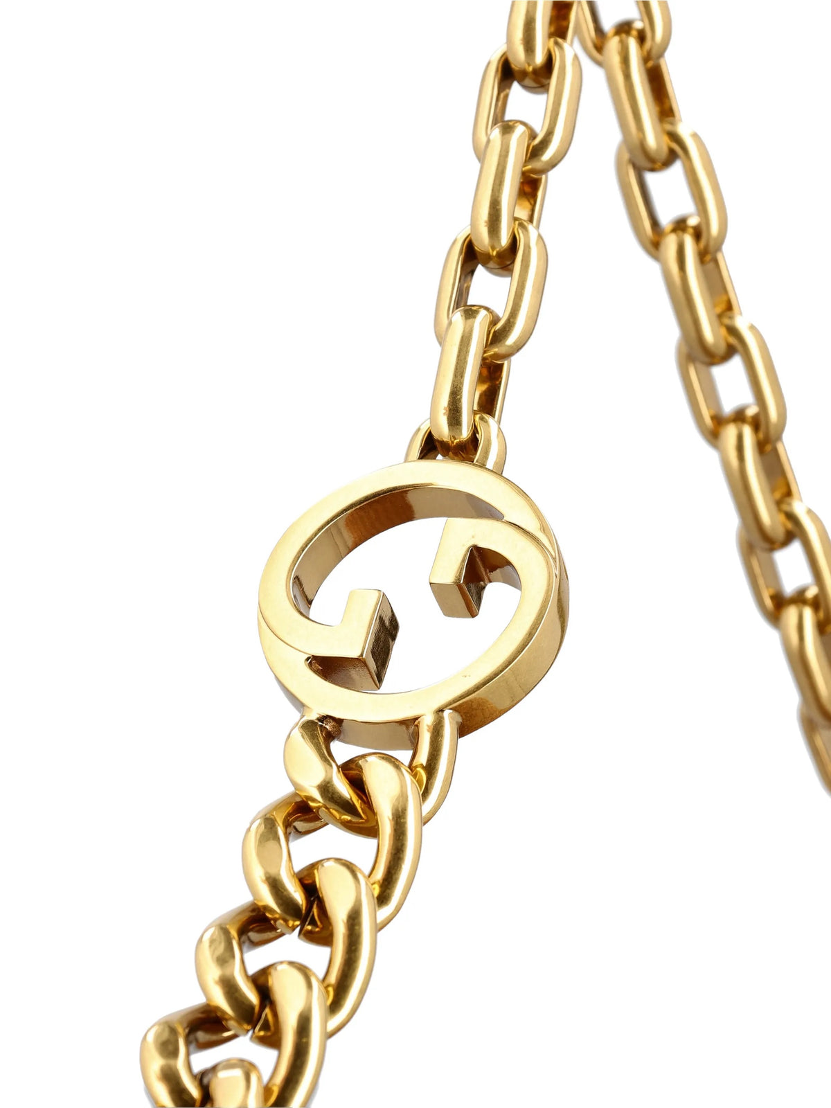 Large shoulder bag with chain