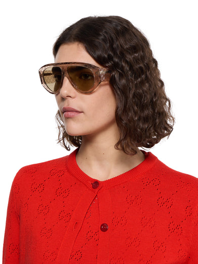 Mask frame sunglasses