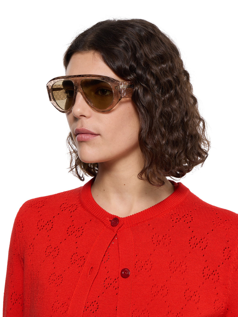 Mask frame sunglasses