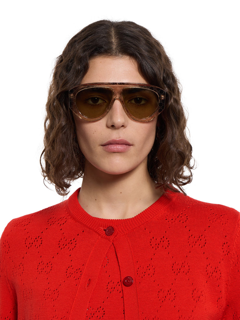 Mask frame sunglasses