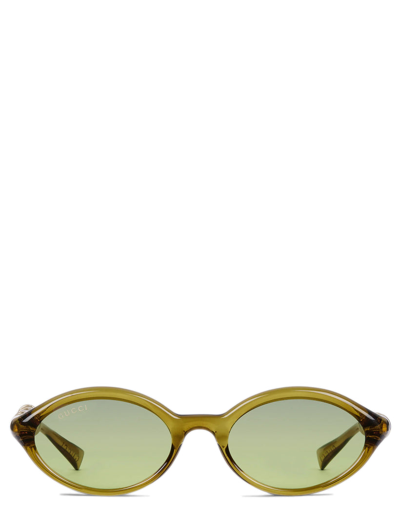 Oval frame sunglasses