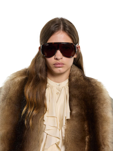 Rectangular sunglasses
