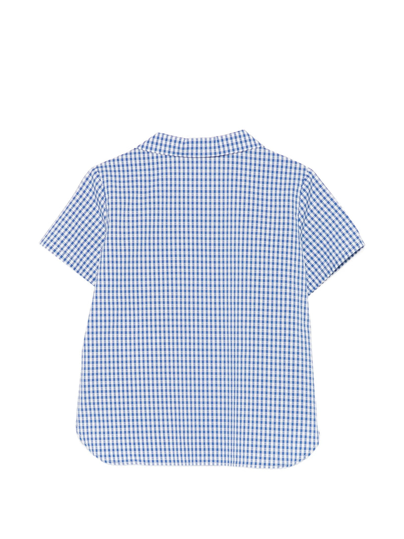 Gingham cotton shirt