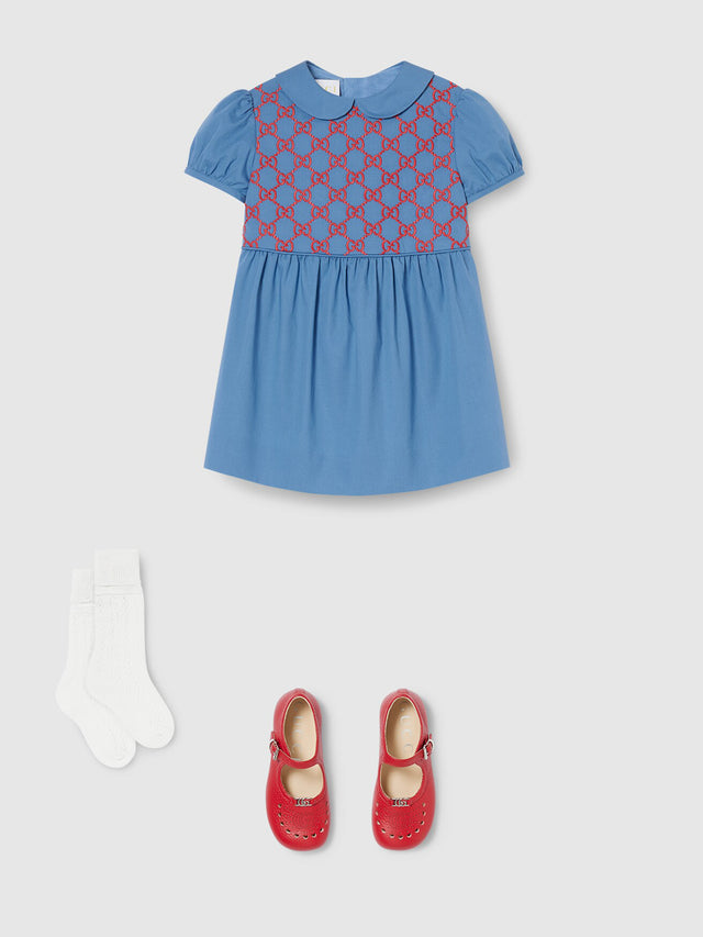 Dress with embroidery