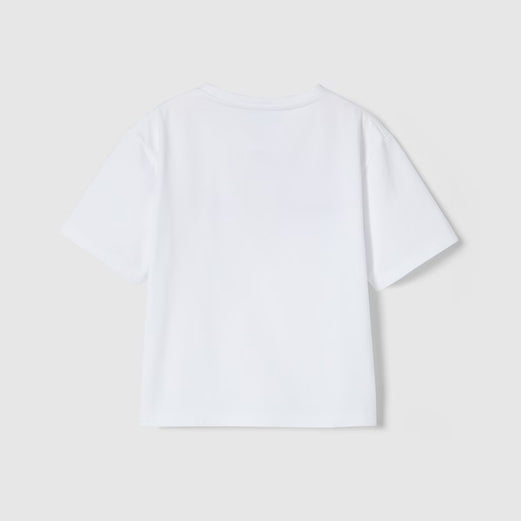 Cotton T-shirt with print