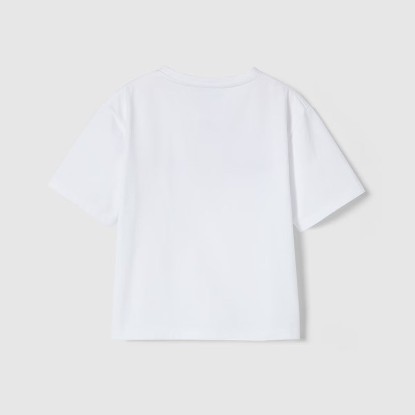 Cotton T-shirt with print