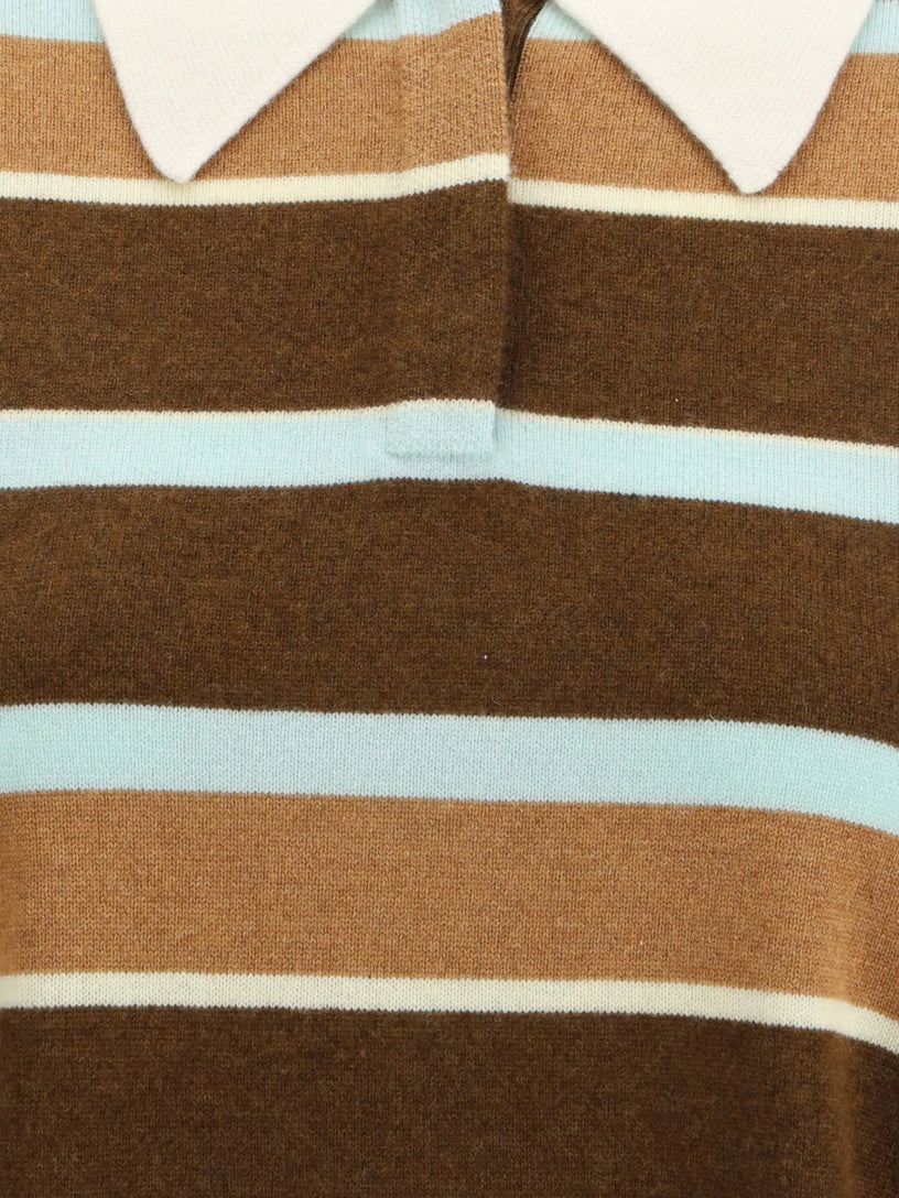 Cropped Stripe Rugby