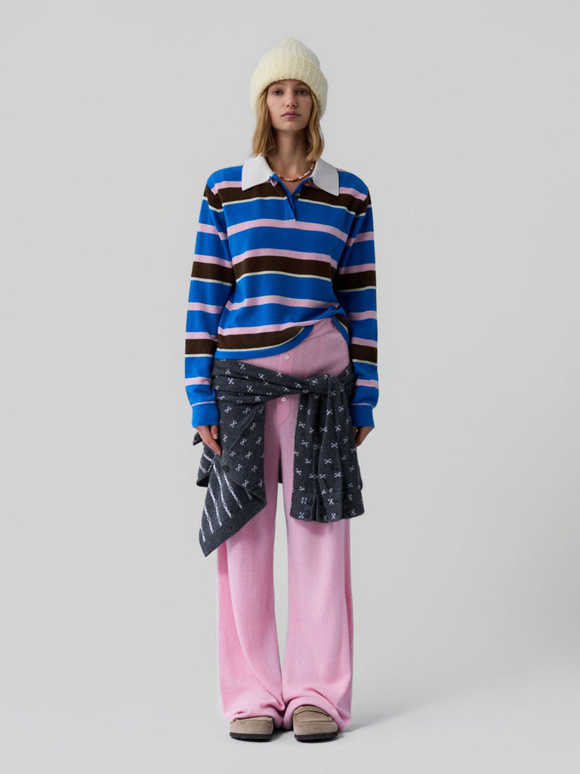 Cropped Stripe Rugby