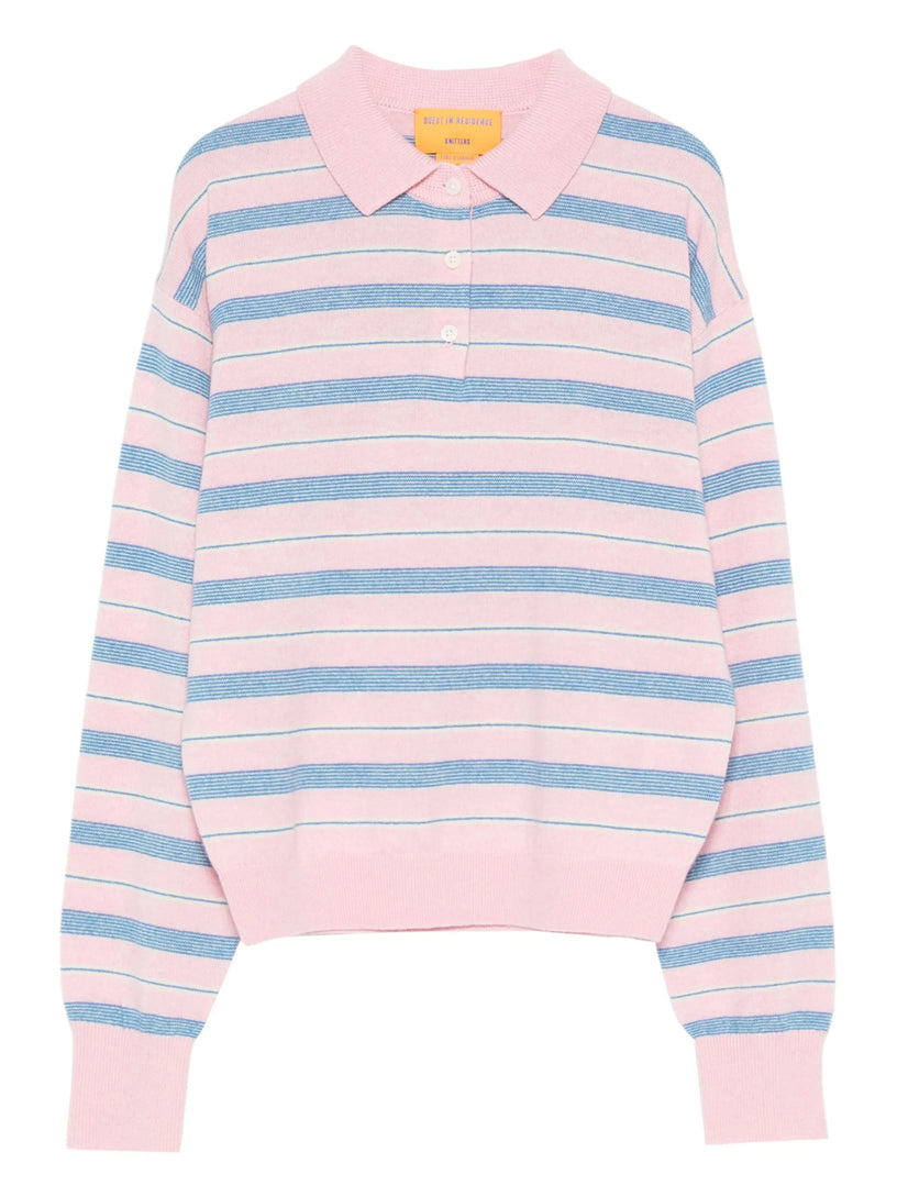 Collegiate stripe polo