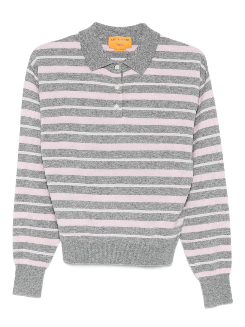 Collegiate stripe polo