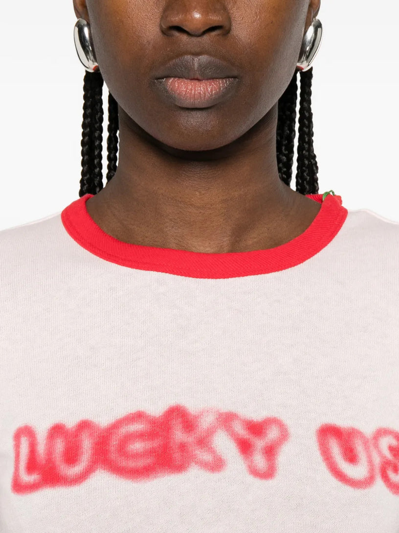 'Kenzo Words' cropped cotton t-shirt