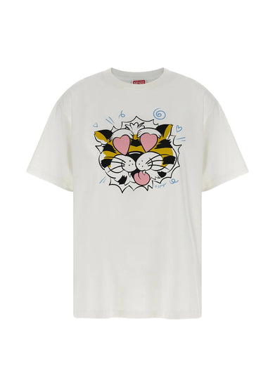 'Kenzo Wild Tiger' loose cotton t-shirt