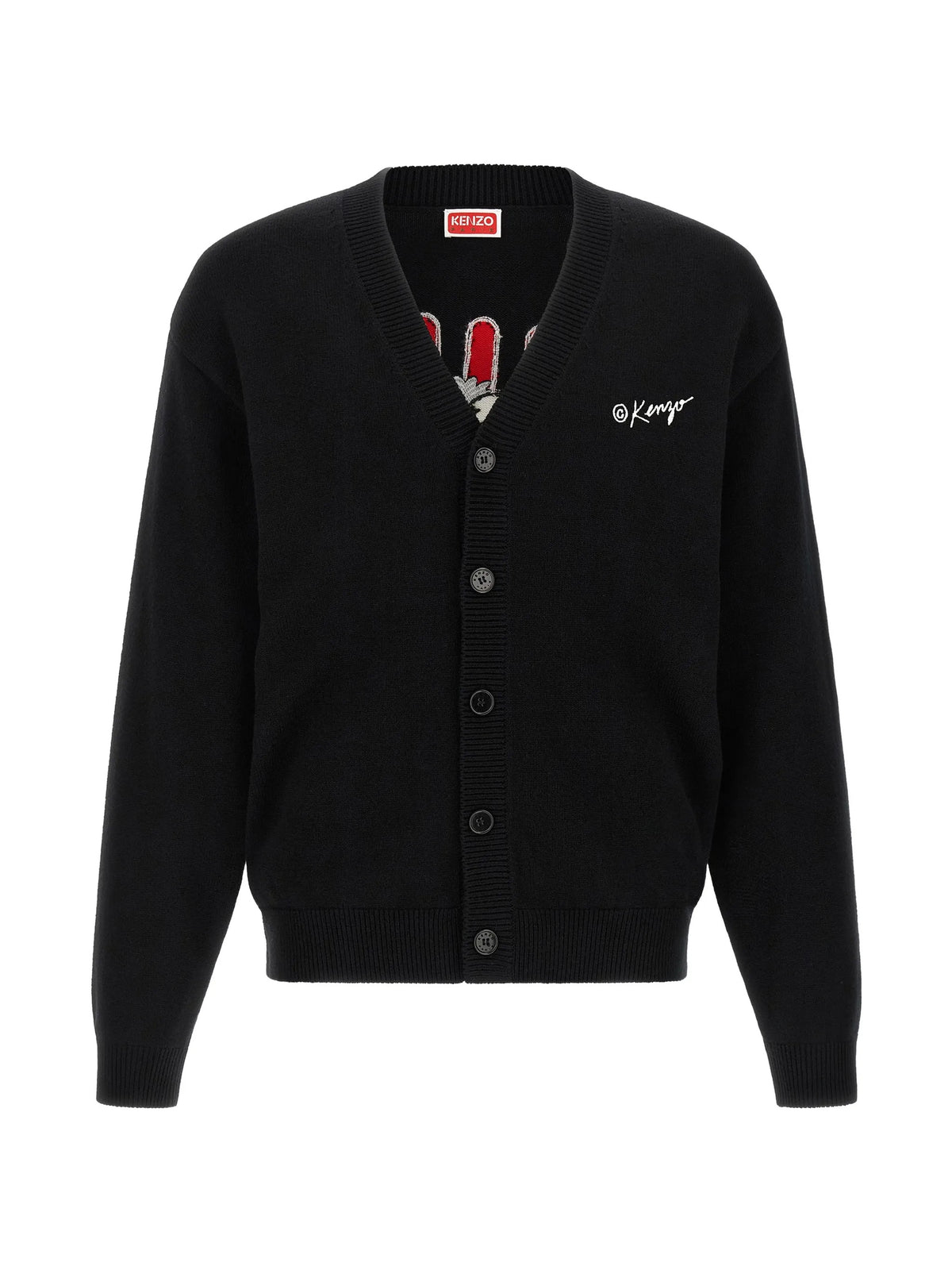 'Kenzo Wild Tiger' cardigan in wool cotton