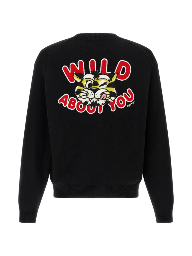 'Kenzo Wild Tiger' cardigan in wool cotton
