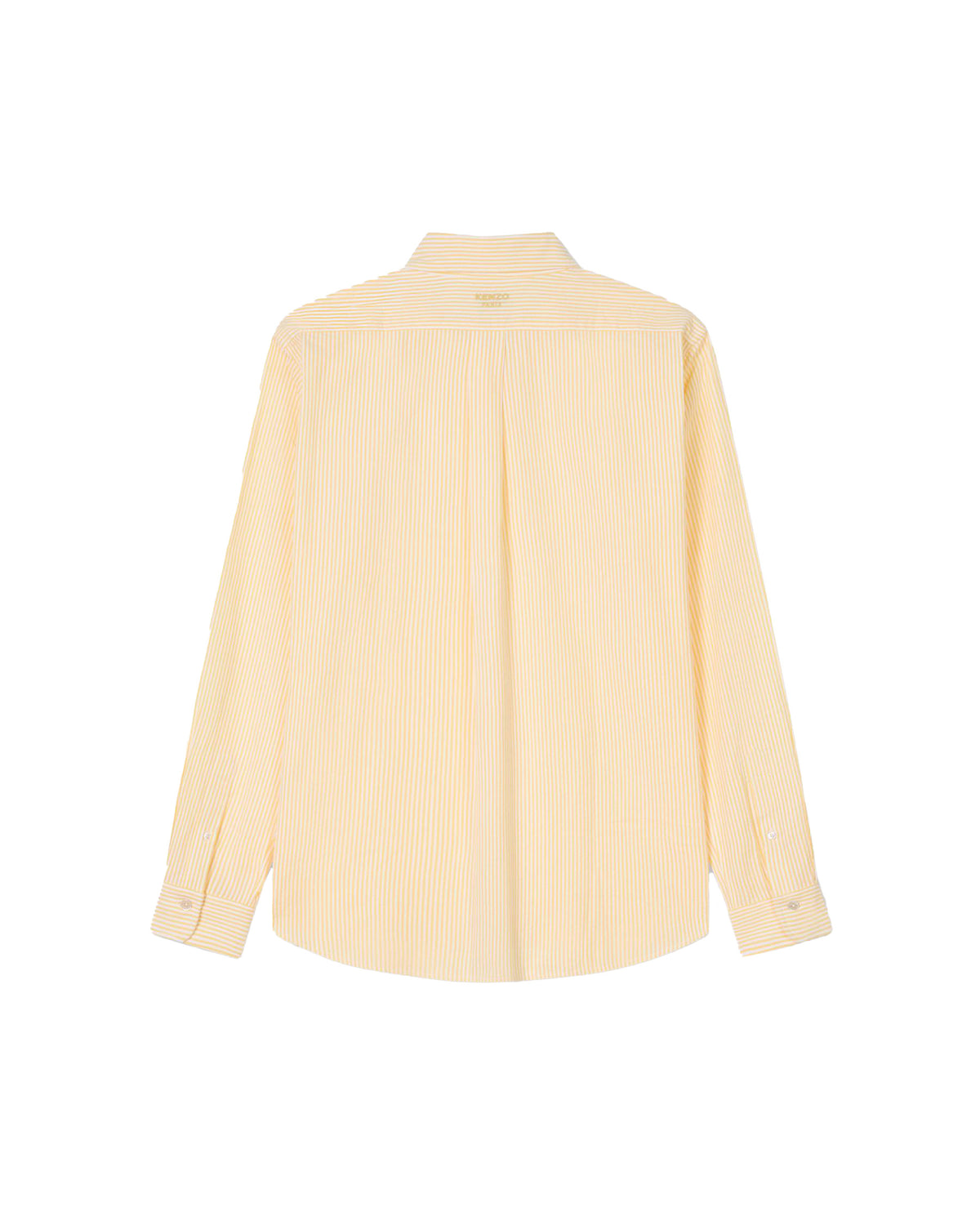 Casual seersucker cotton shirt with 'Boke Flower' embroidery