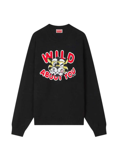 Kenzo Wild Tiger wool and cotton sweater