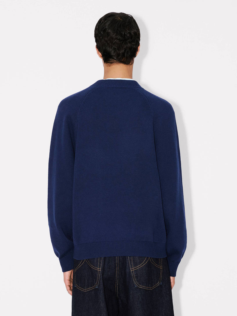 Kenzo Badges embroidered sweater in cotton wool