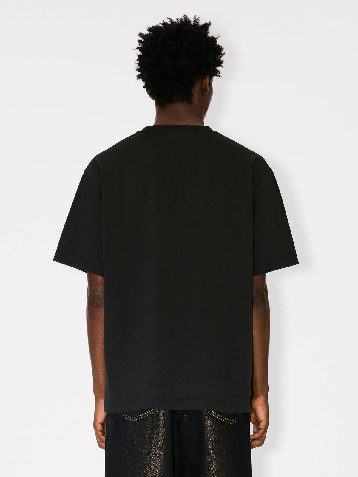 Oversized cotton t-shirt with 'Kenzo Wild Tiger' embroidery