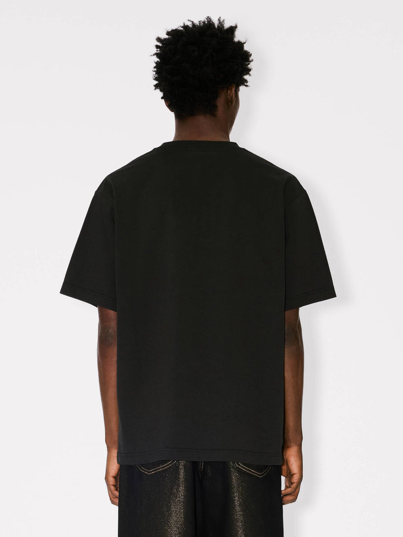 Oversized cotton t-shirt with 'Kenzo Wild Tiger' embroidery