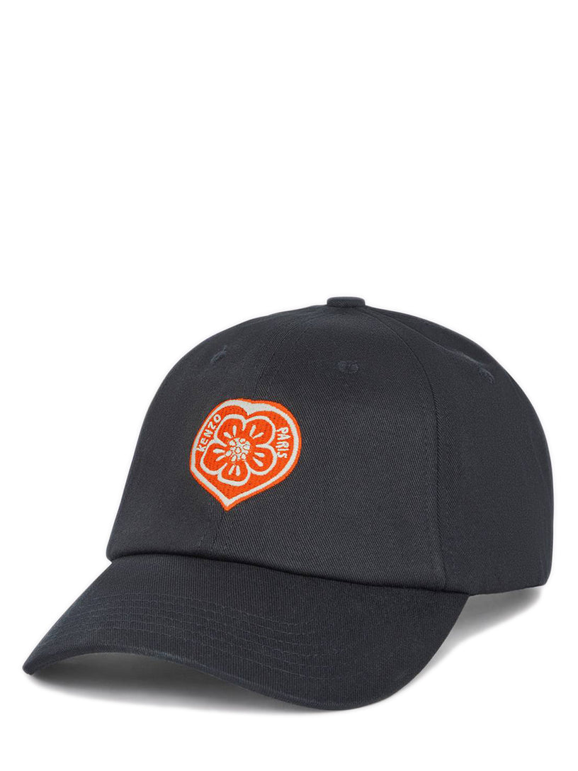 'Kenzo Boke Heart' embroidered cotton cap