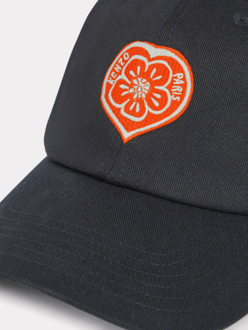 'Kenzo Boke Heart' embroidered cotton cap