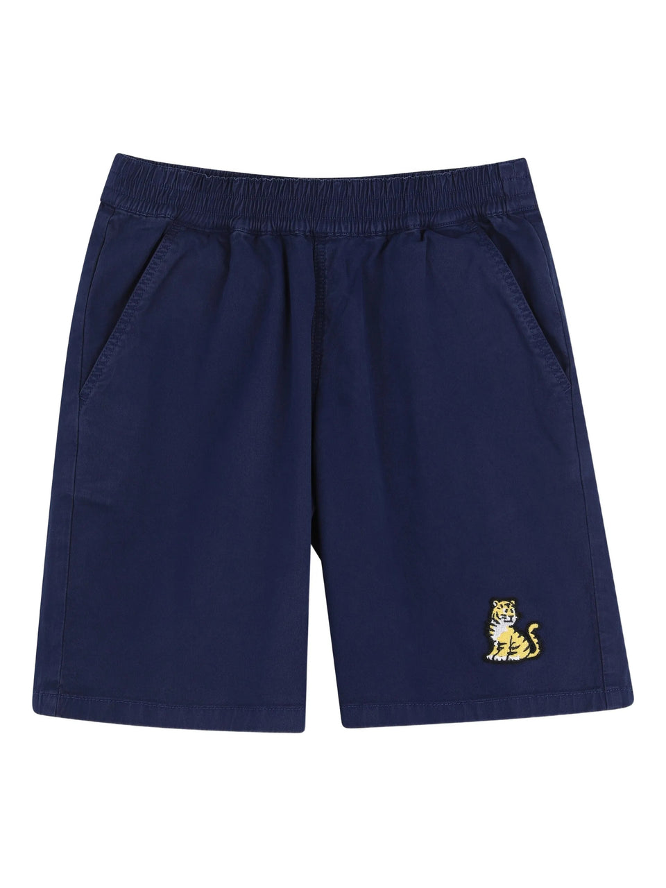 Tiger-embroidered shorts