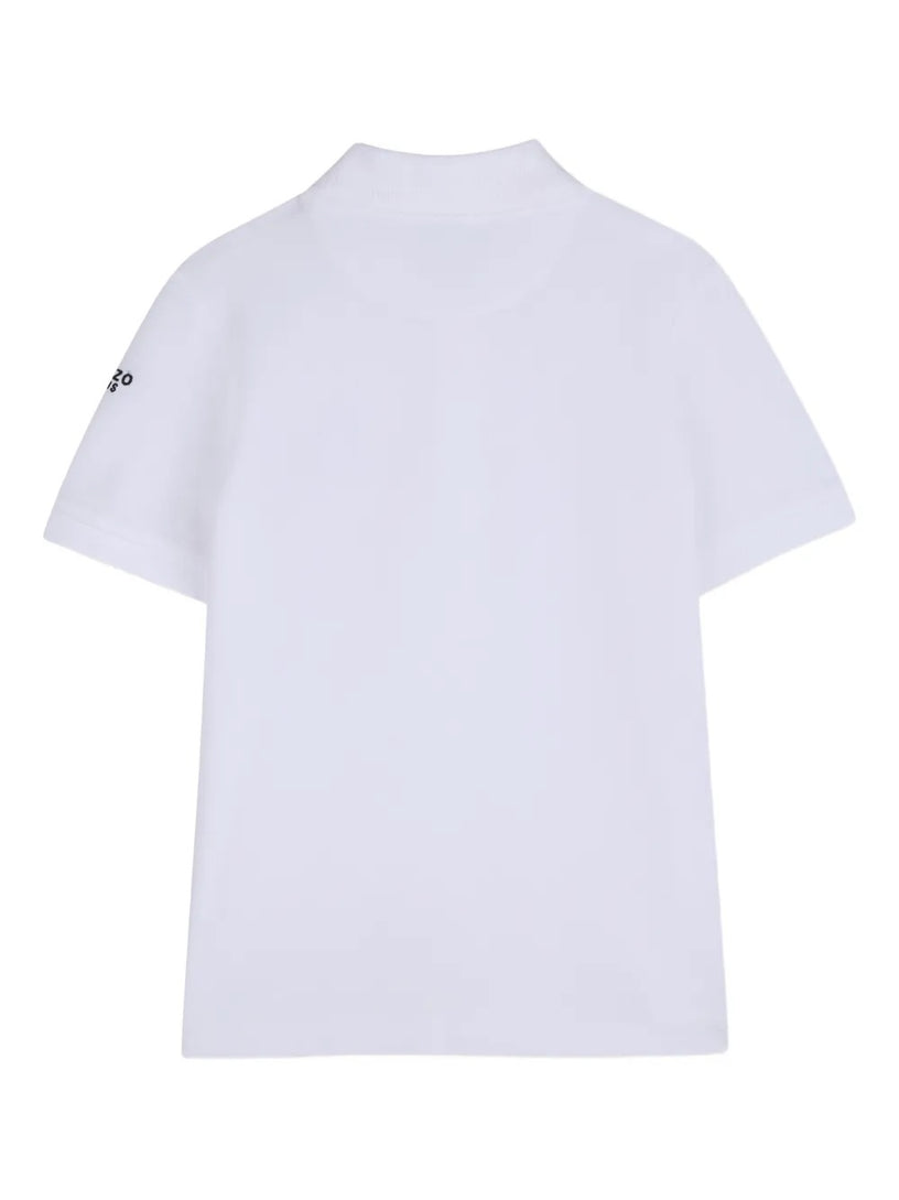 Polo shirt with patch